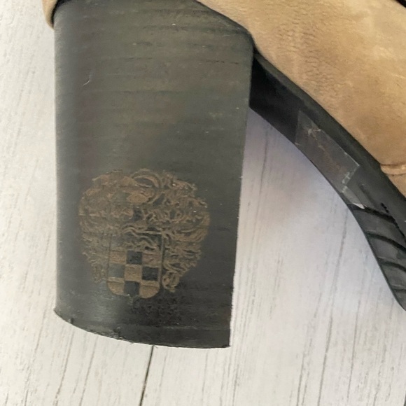 VINCE Camuto Brown Leather Ankle Boots - Picture 6 of 6